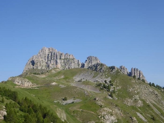 Aiguilles de Chabrières dans le massif des Écrins