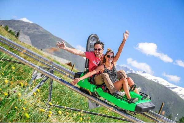 Luge d'été à l'Alpe d'Huez