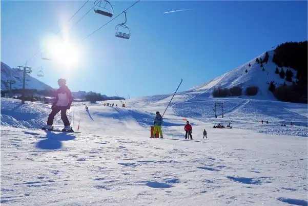 Piste de ski du domaine skiable d'Albiez